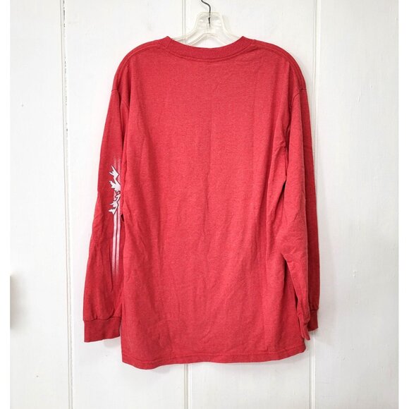 Estes Park Colorado Long Sleeve Red T-Shirt - Picture 2 of 4